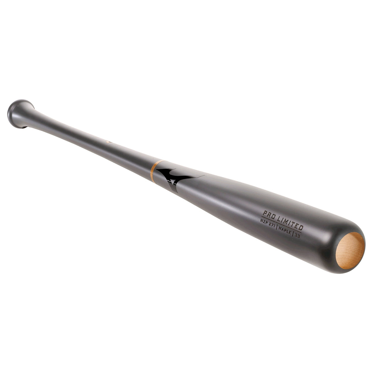 Mizuno Pro Limited MZP271 Maple Wood Baseball Bat Granite Grey 340681