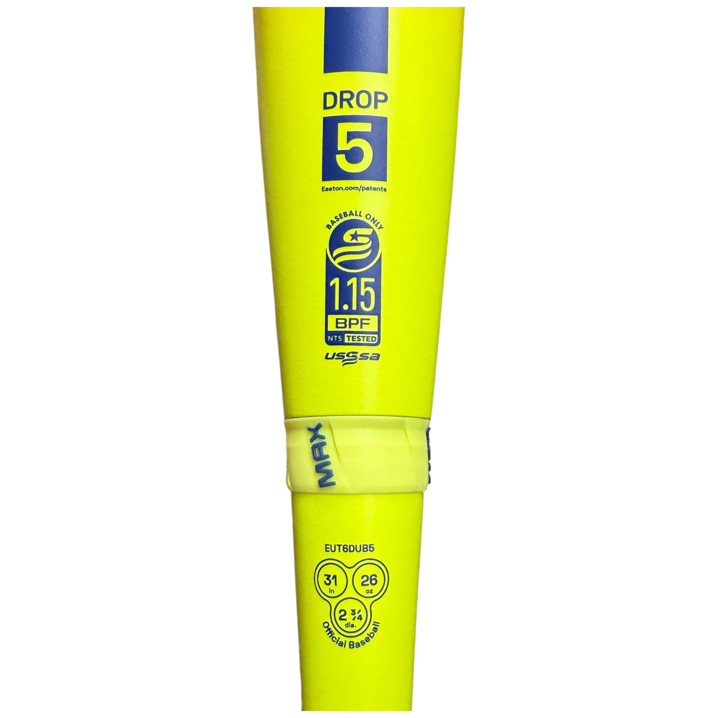 2026 Easton Dub Youth USSSSA Baseball Bat -5oz EUT6DUB5