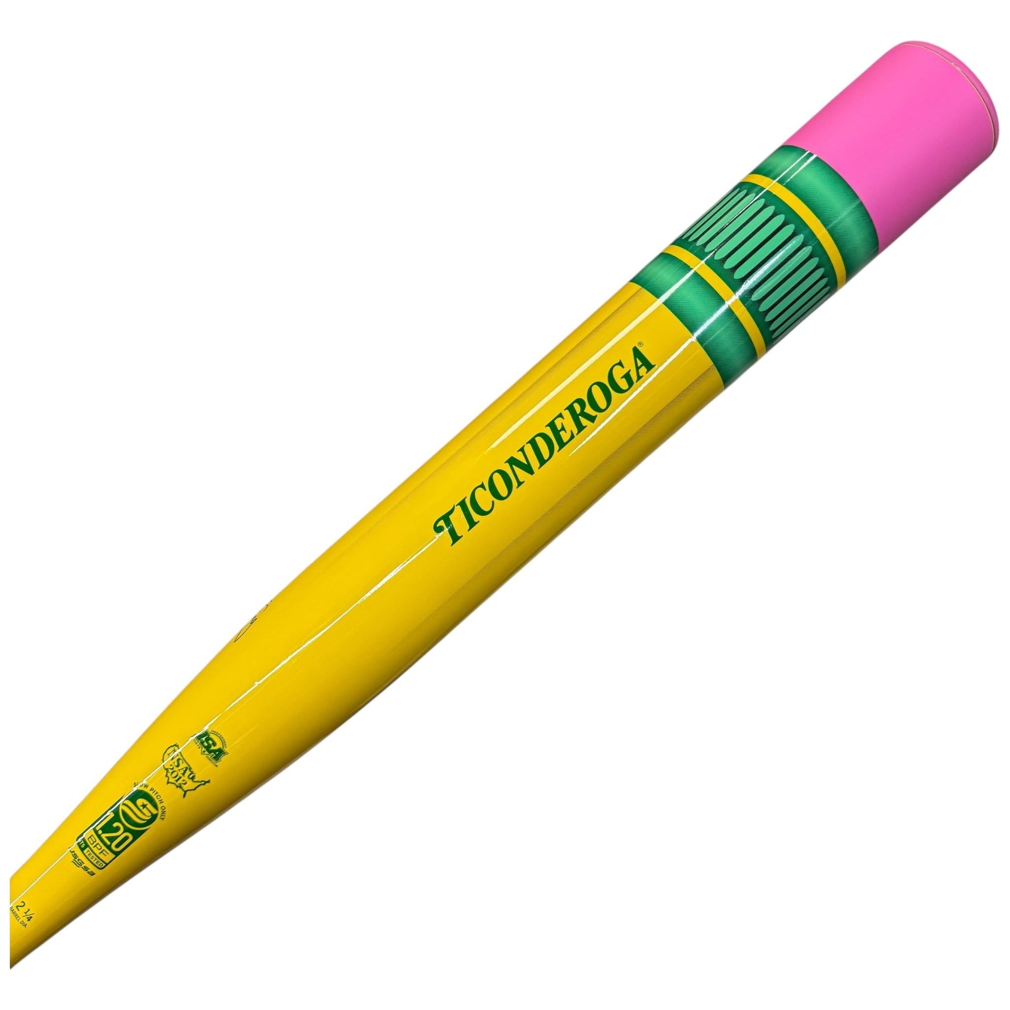 Victus Pencil USSSA Slowpitch Softball Bat 12.5" Barrel 1 Piece Extra End Loaded VSPYP1BU