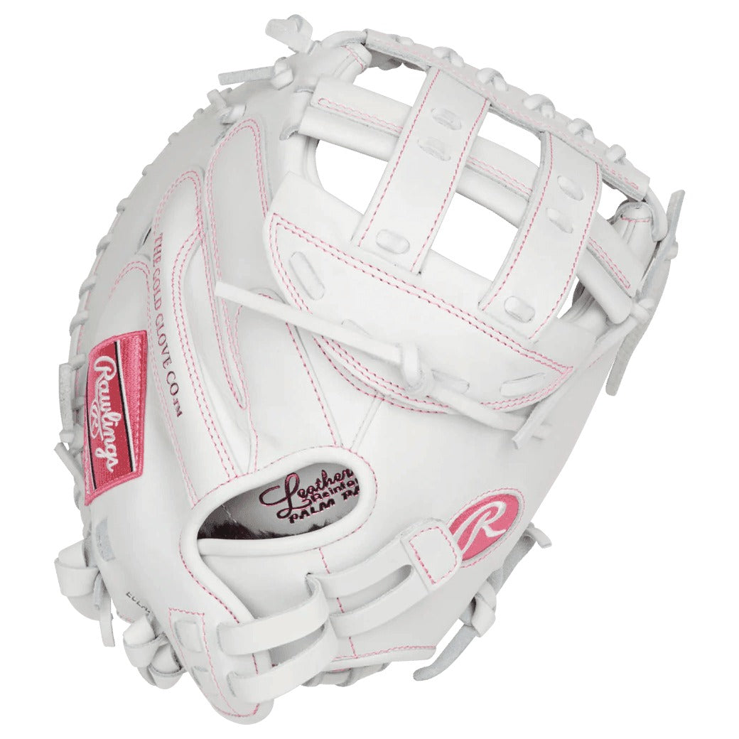 Rawlings Liberty Advanced Catcher's Mitt RLACM34FPWP - White/Pink