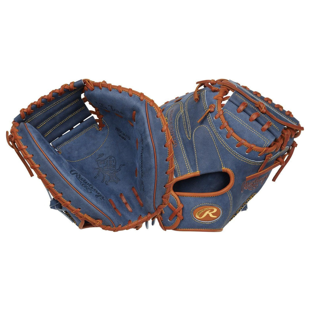 Rawlings Heart of the Hide Pro Label Denim 34" Baseball Catcher's Mitt PROCM43D