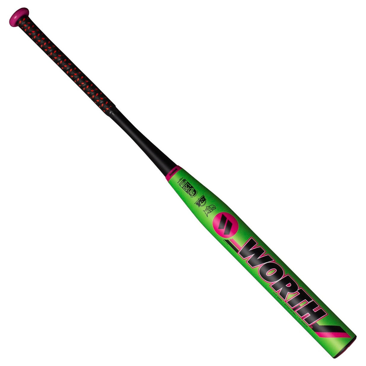 Worth Legit Watermelon XL 13.75" 2PC USSSA Slowpitch Softball Bat 34"/26.5 oz WMLX21U