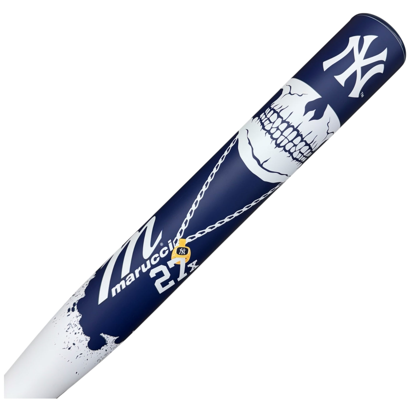 Marucci NY Yankees USSSA Slowpitch Softball Bat 12.75" Barrel 1 Piece Loaded MSPY1LU
