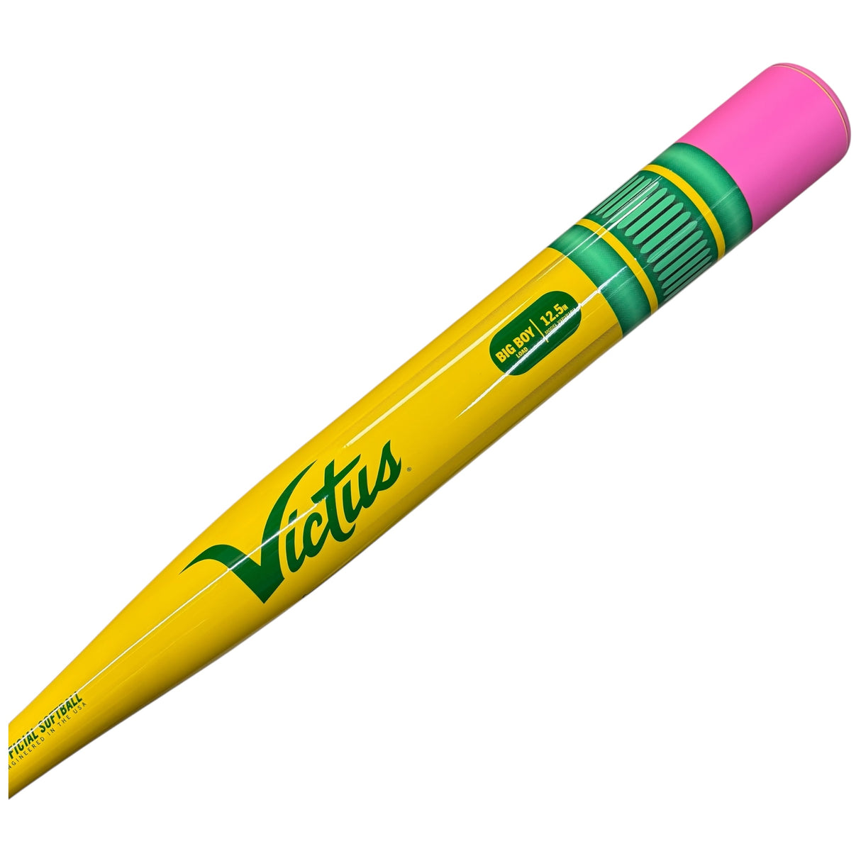 Victus Pencil USSSA Slowpitch Softball Bat 12.5" Barrel 1 Piece Extra End Loaded VSPYP1BU