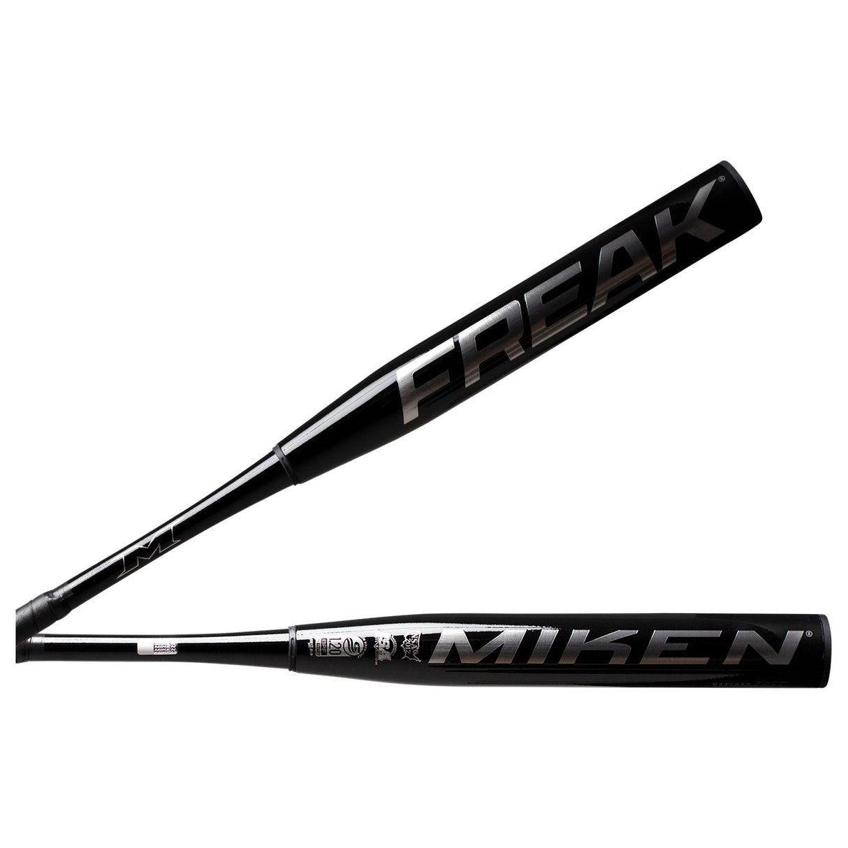 2026 Miken Freak Black Maxload USSSA Slowpitch Softball Bat 2 Piece 12.5" Barrel MSU6FKBLKL