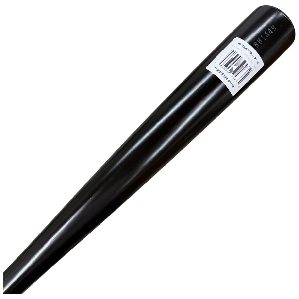 Baum Bat Gold Stock Baseball Bat Standard Handle BBMSGSTKPRO5-BK -5oz