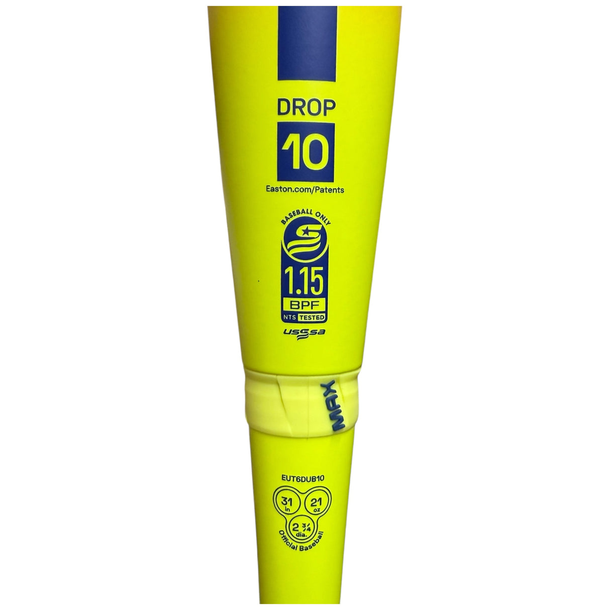 2026 Easton Dub Youth USSSSA Baseball Bat -10oz EUT6DUB10