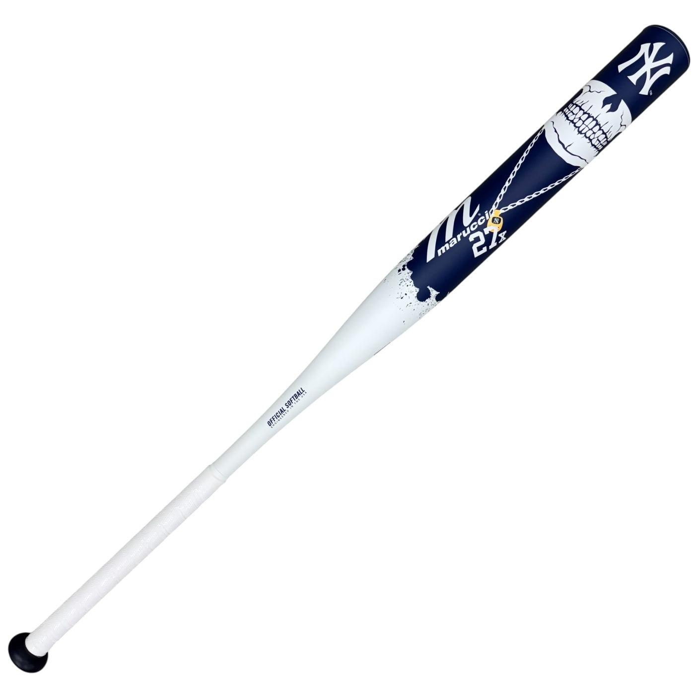 Marucci NY Yankees USSSA Slowpitch Softball Bat 12.75" Barrel 1 Piece Loaded MSPY1LU