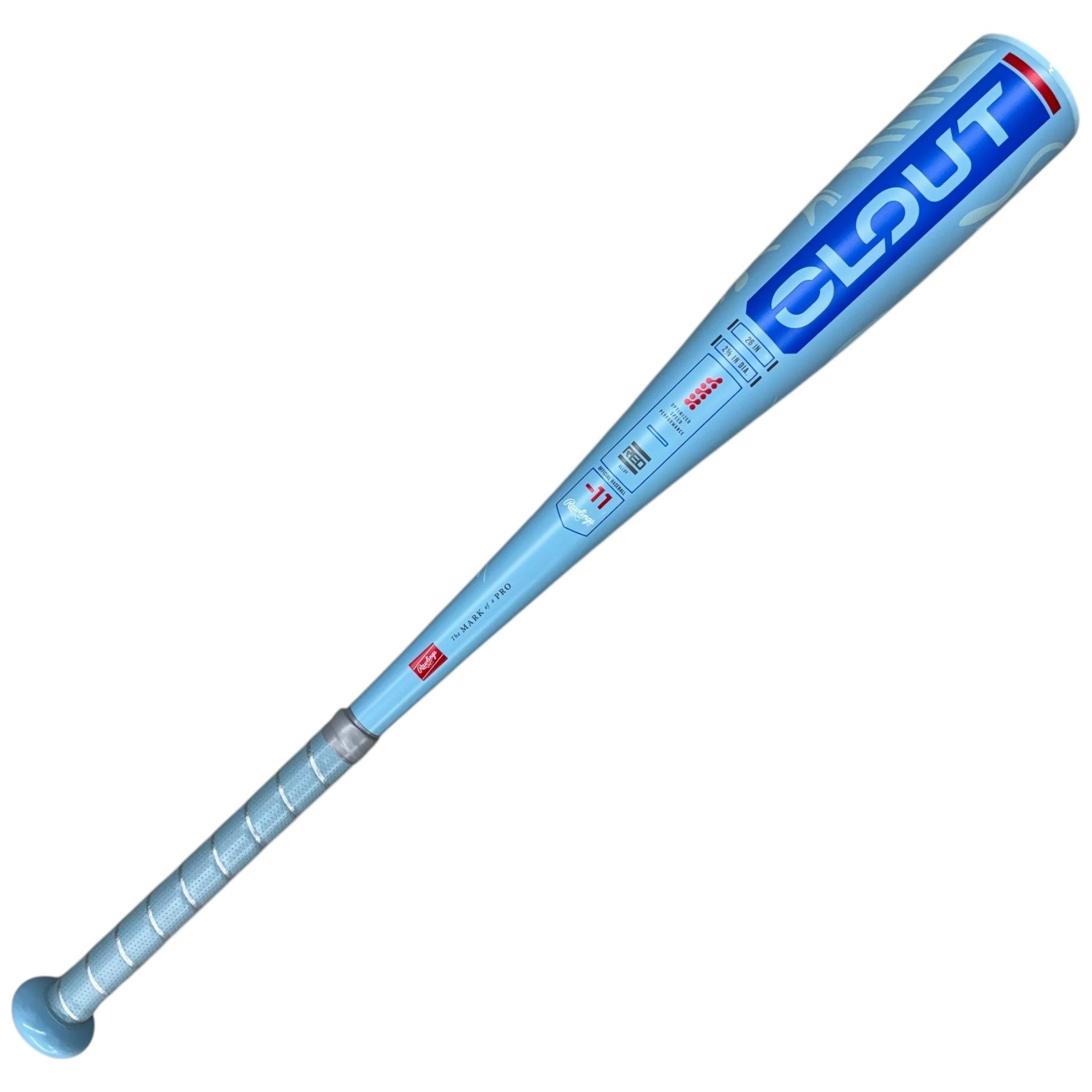 2025 Rawlings Clout Junior Big Barrel USSSA Baseball Bat -11oz RJB5C11