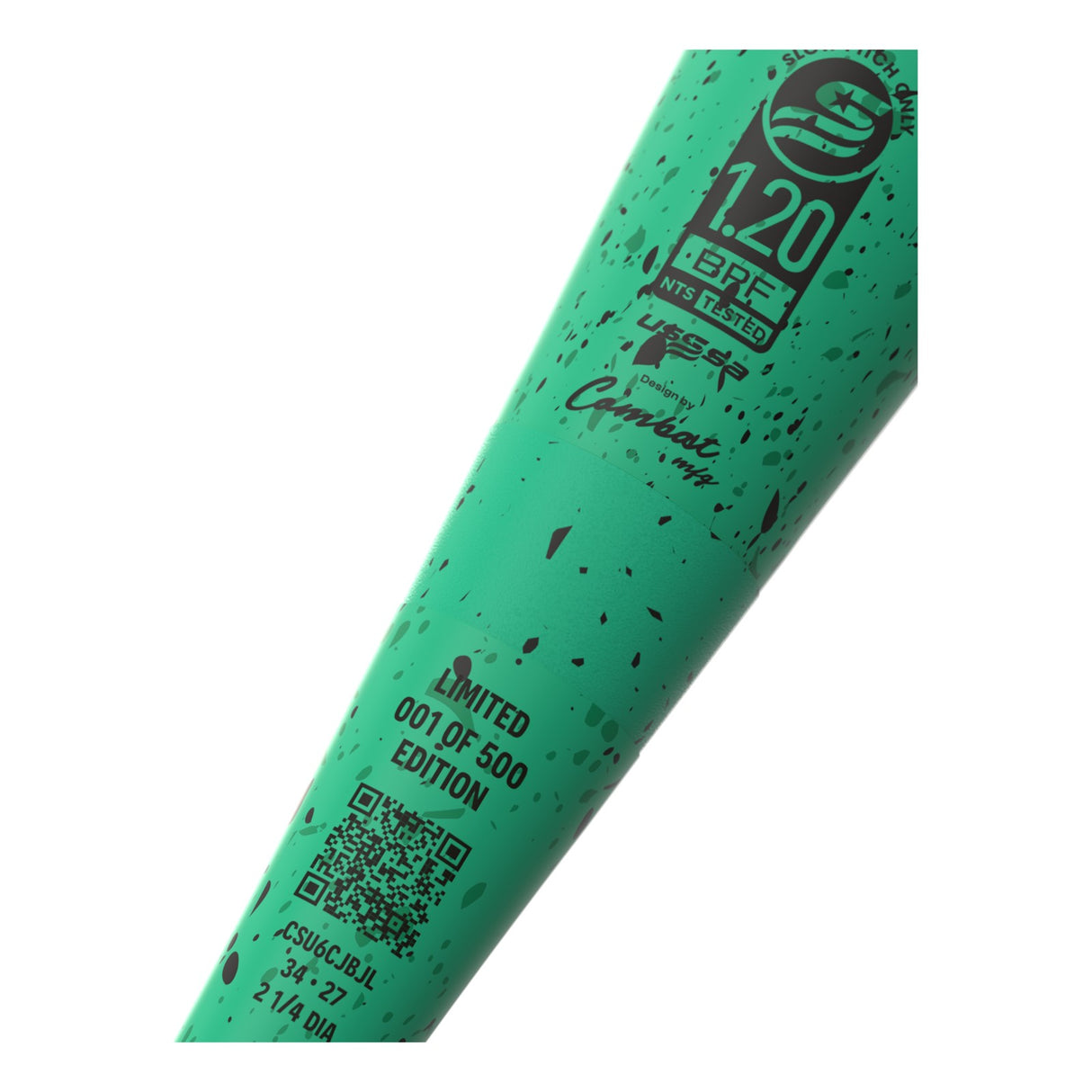 2026 Combat Cookie Jar Bradley Jones Loaded USSSA Slowpitch Softball Bat 2 Piece 12.75" Barrel CSU6CJBJL