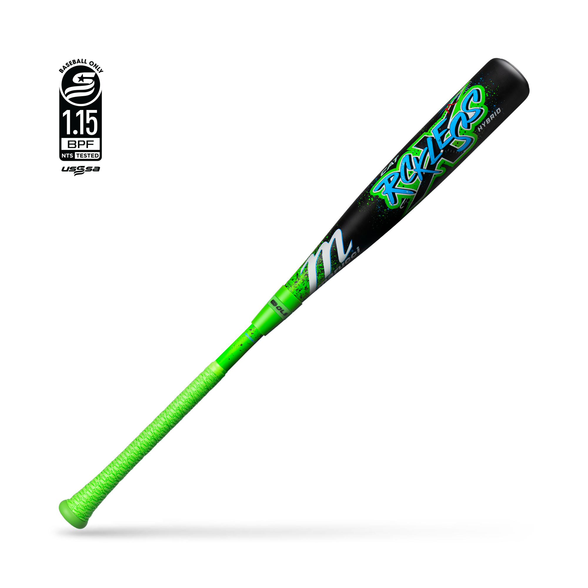 Marucci Cat X RCKLESS Hybrid Youth USSSA Baseball Bat -10oz MSBCRH10