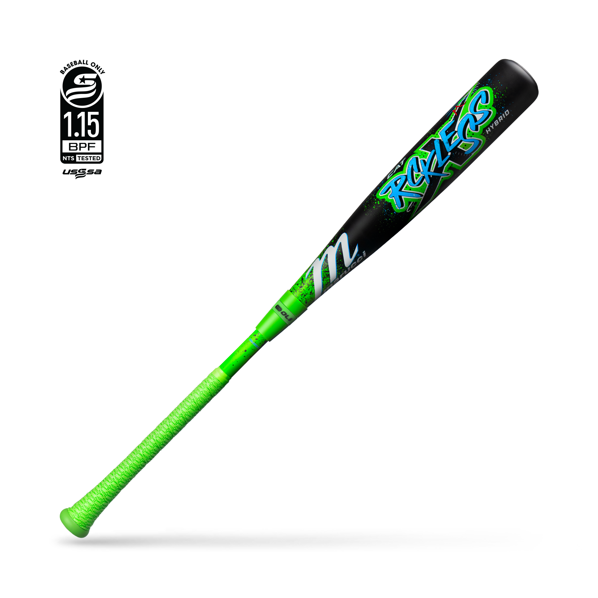 Marucci Cat X RCKLESS Hybrid Youth USSSA Baseball Bat -5oz MSBCRH5