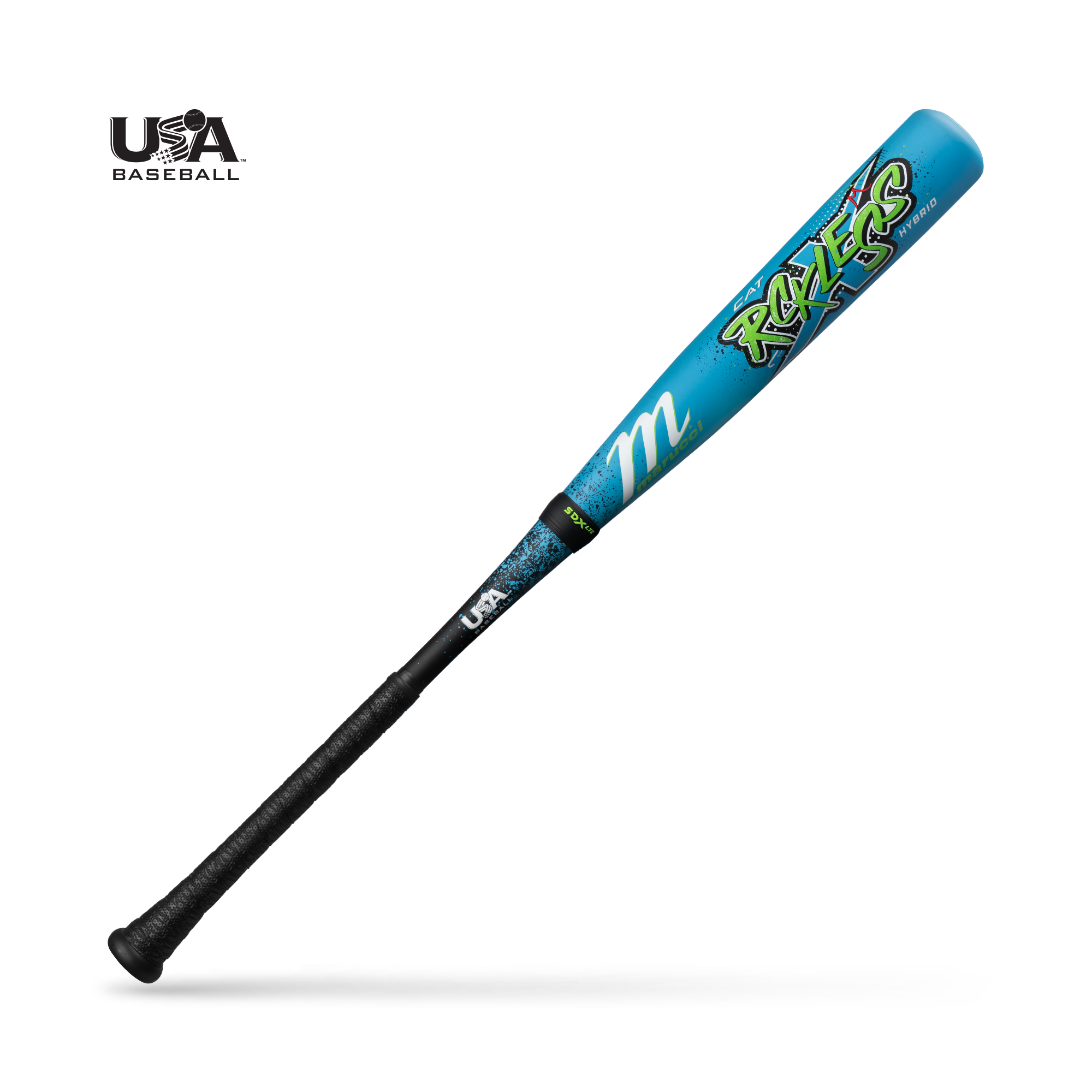 Marucci Cat X RCKLESS Hybrid Hybrid Youth USA Baseball Bat -8oz MSBCRH8USA