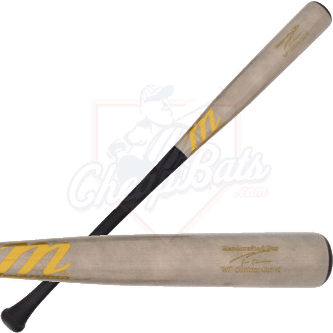 CLOSEOUT Marucci TVT Trea Turner Pro Model Maple Wood Baseball Bat MVE3TVT-MBK/SM