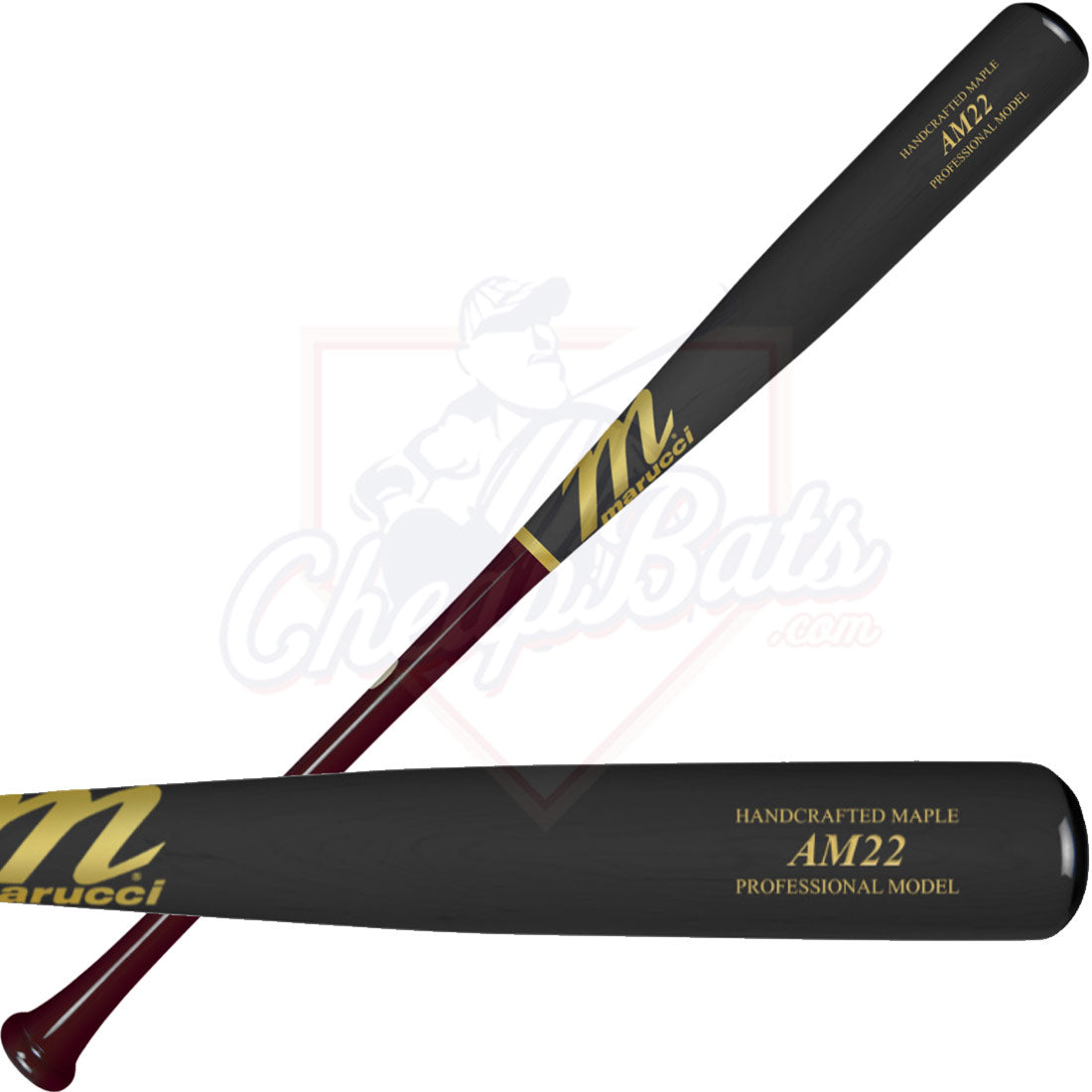Marucci AM22 Pro Model Maple Wood Baseball Bat MVE4AM22-CH