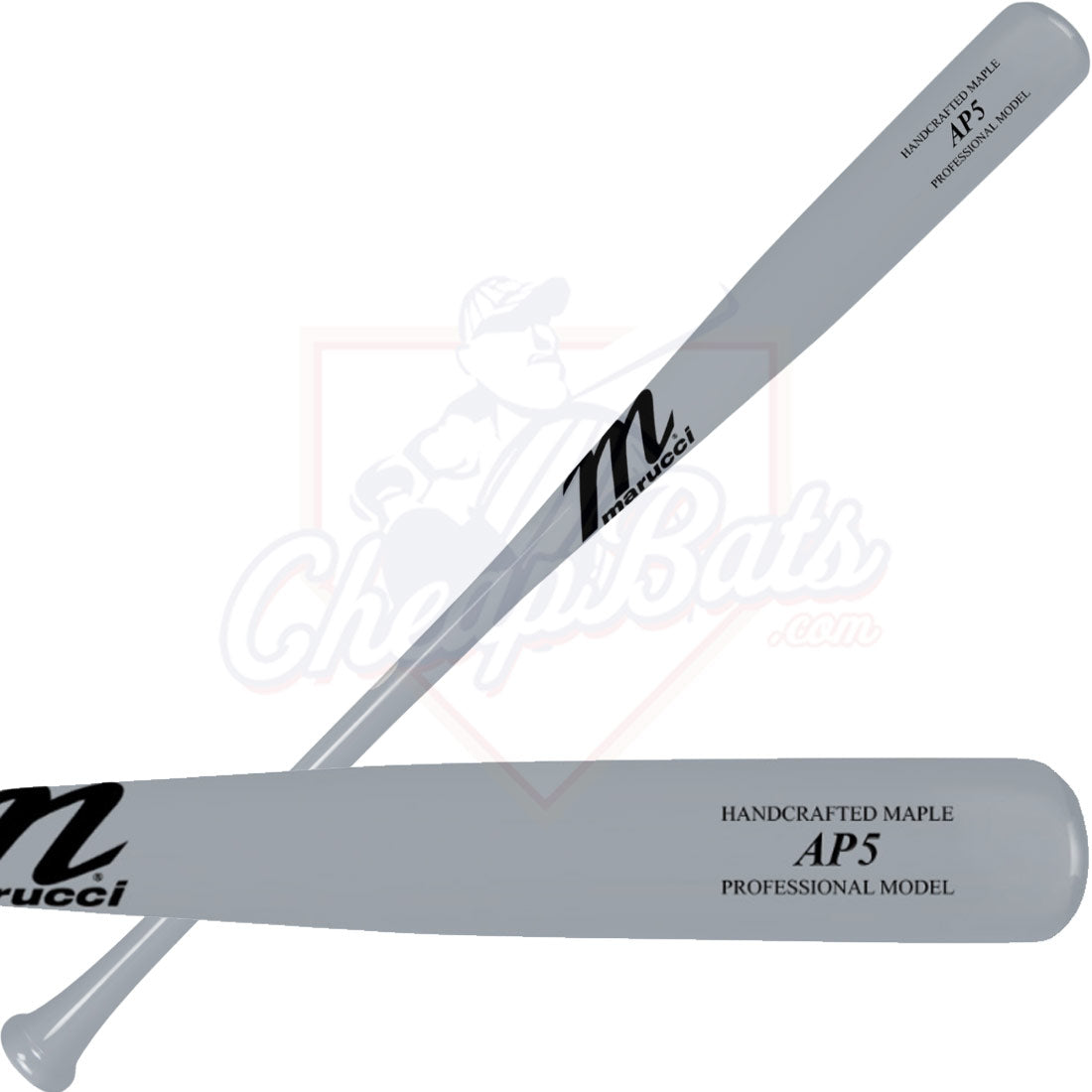 Marucci AP5 Pro Model Maple Wood Baseball Bat Gray MVE4AP5