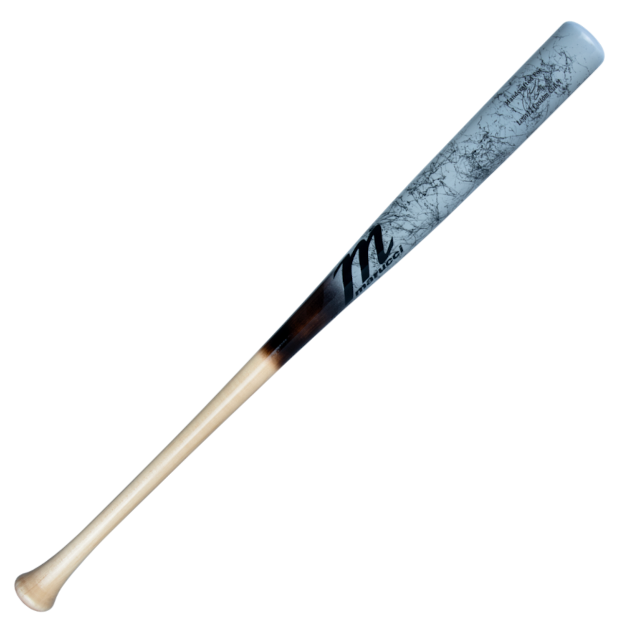 CLOSEOUT Marucci Lindy12 Pro Exclusive Maple Wood Baseball Bat Tar Fade/Rock Marble MVE4LINDY12-T/RM