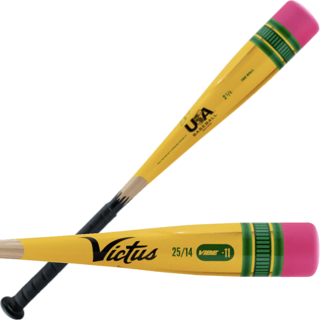 Victus Vibe Pencil Youth USA Tee Ball Baseball Bat -11oz VTBVIBP