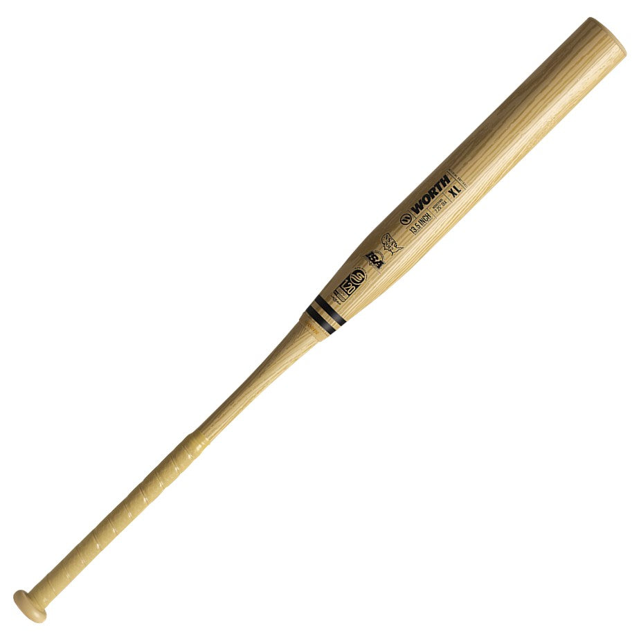 2026 Worth Thumper XL Wood Look USSSA Slowpitch Softball Bat 2 Piece 13.5" Barrel WSU6THWBL