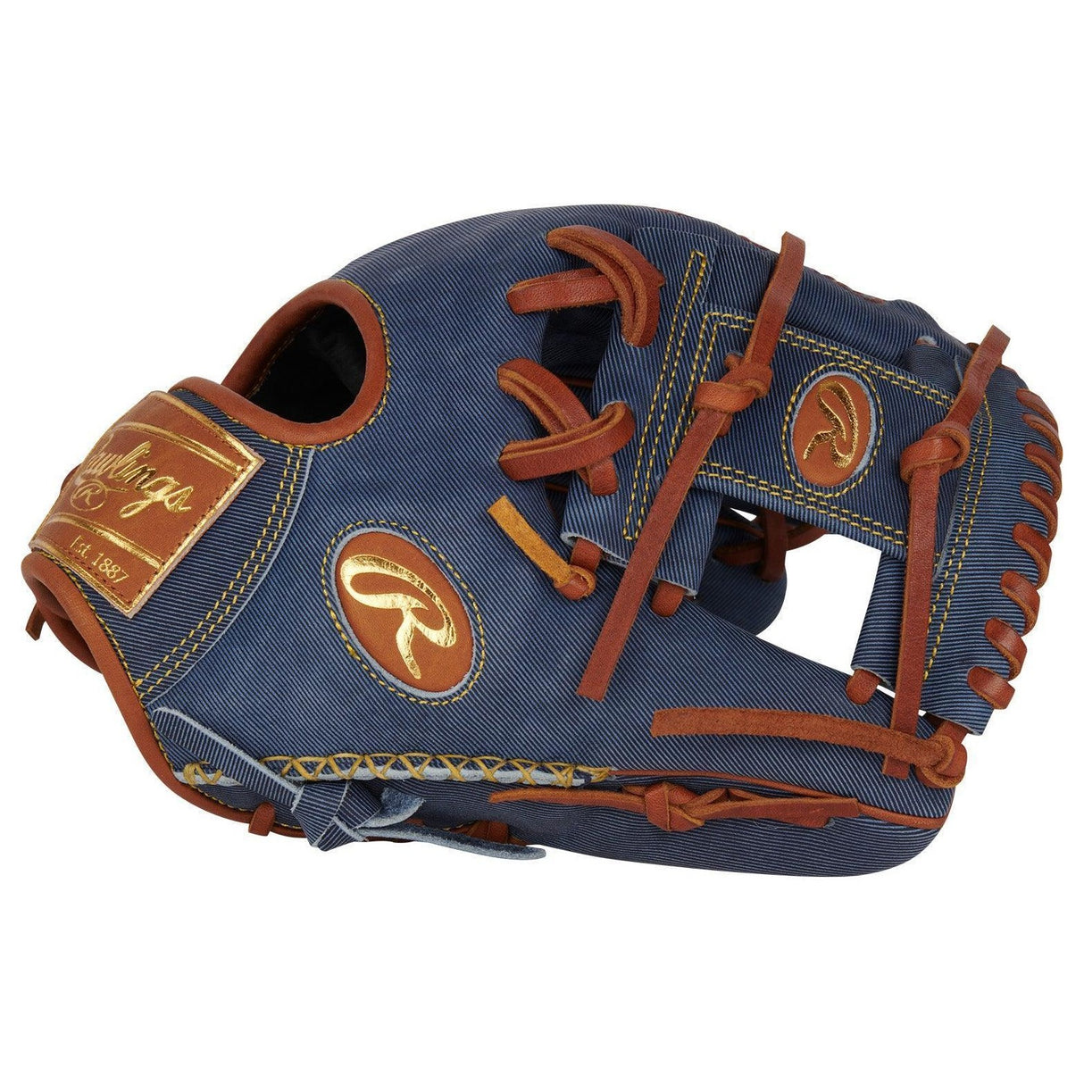 Rawlings Pro Label Denim Heart of the Hide 11.5" Baseball Glove PRO204-2D