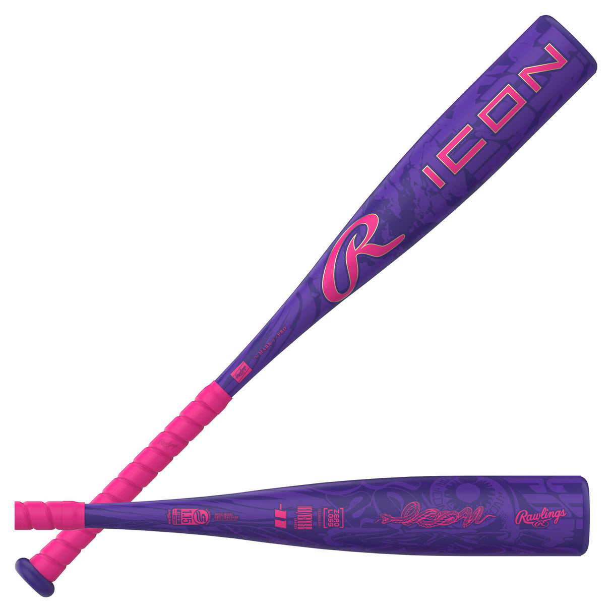 2027 Rawlings Icon Junior Big Barrel USSSA Baseball Bat -11oz RJB7I11