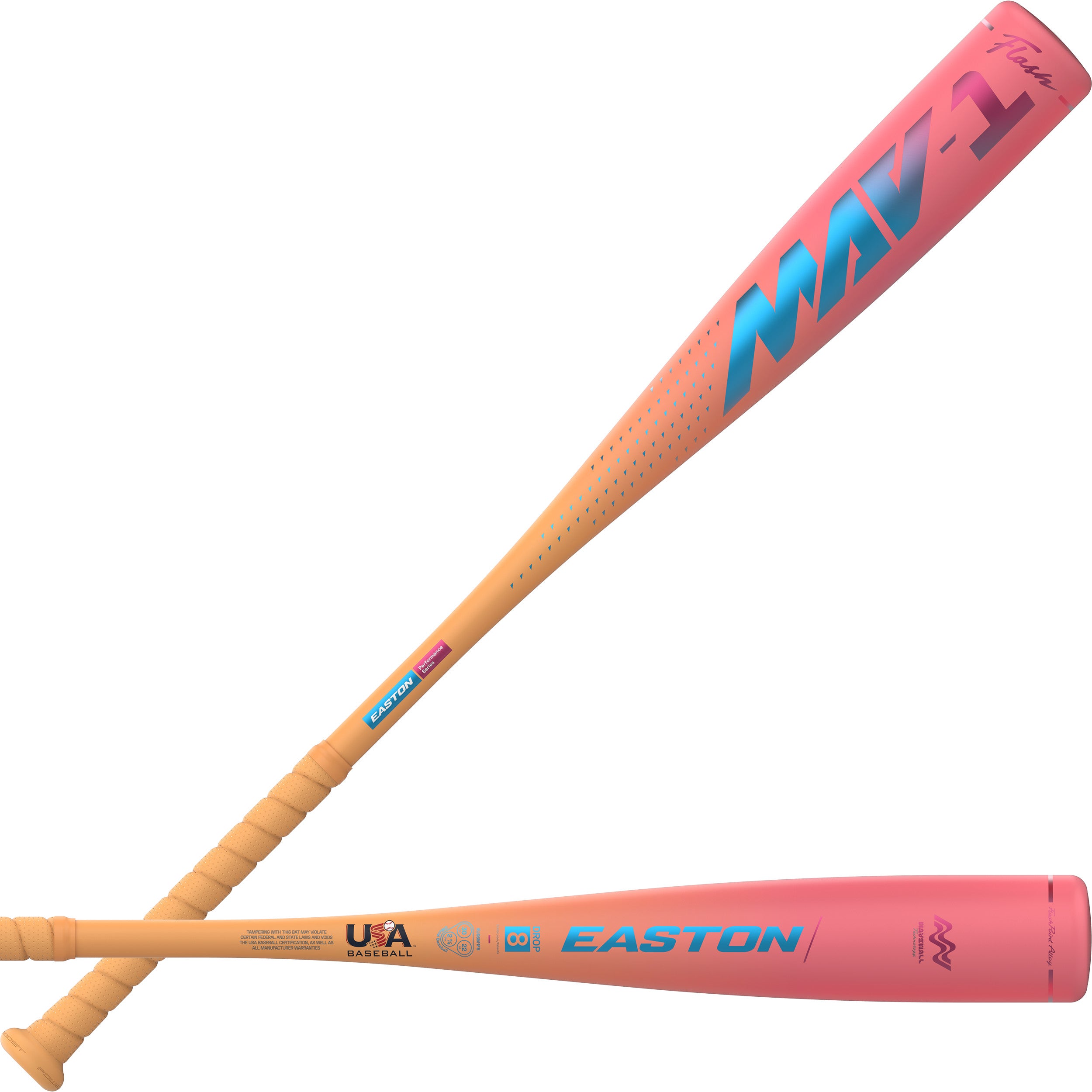 2026 Easton Mav1 Flash USA Baseball Bat -11oz EUS6M1F11