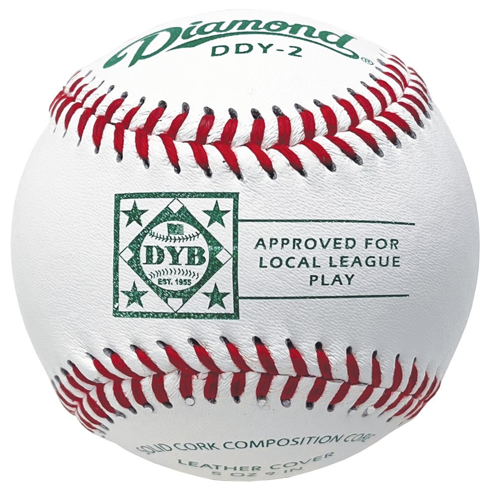 Diamond DDY-2 Dixie Youth Economy Baseballs - 2 to 10 Dozen