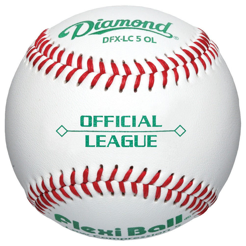 Diamond DFX-LC5 OL Official League Level 5 Flexiball Baseballs - 2 to 10 Dozen