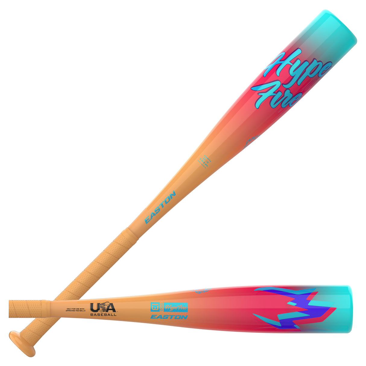 2027 Easton Hype Fire Youth USA Tee Ball Baseball Bat -13oz ETB7HYP13