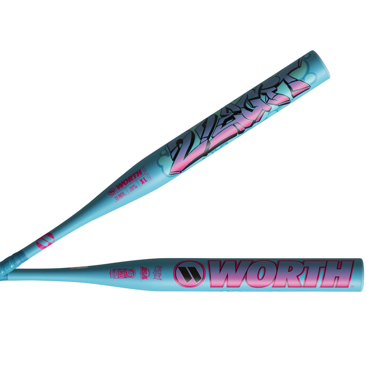 Worth 2 Legit XL USSSA WSU62L1L front and back