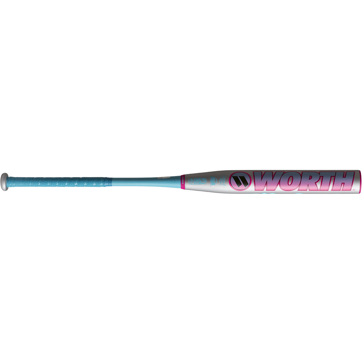 Worth 2 Legit XL 2-Piece Slowpitch Softball Bat End Loaded USSSA WSU62LL back