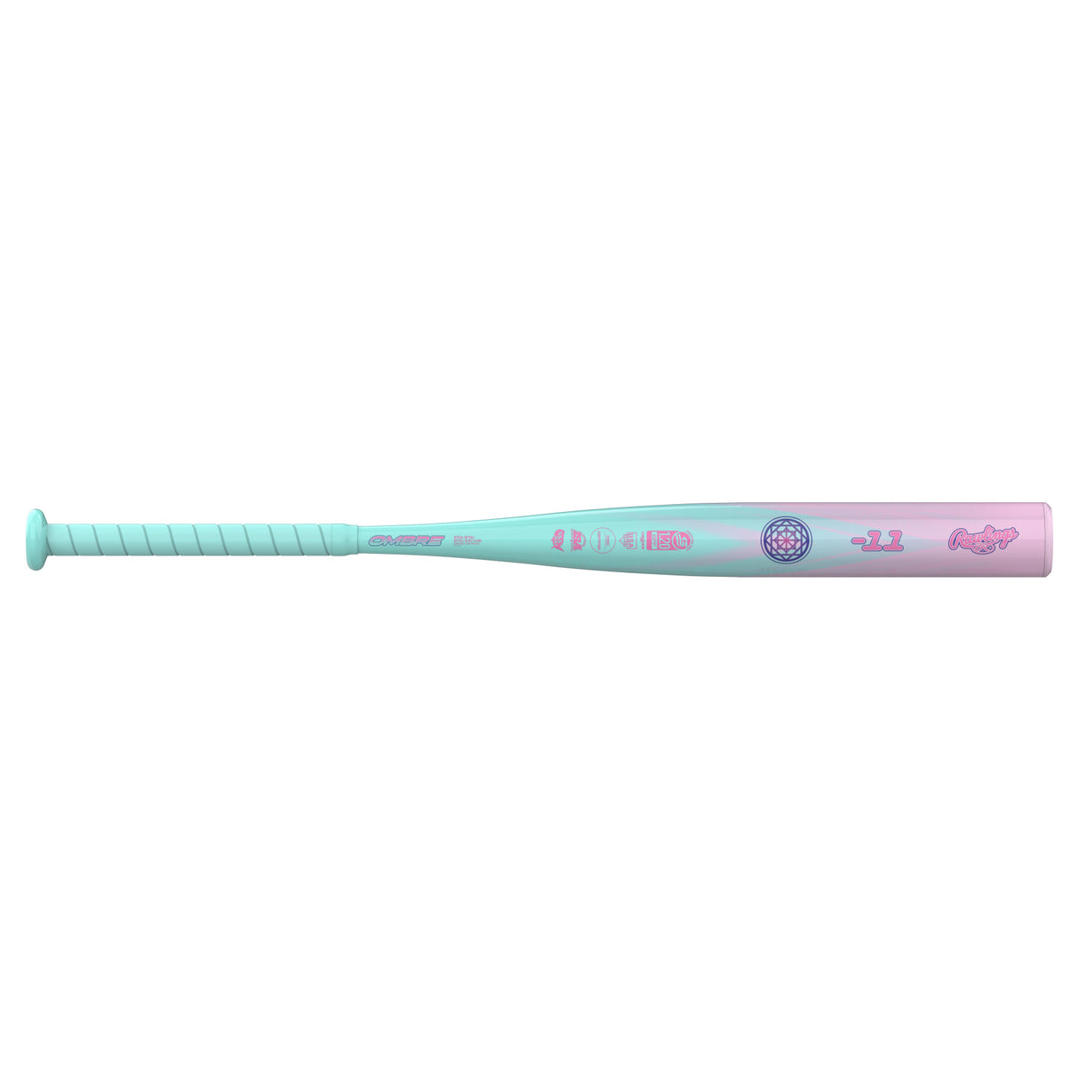 2027 Rawlings Ombre Fastpitch Softball Bat -11oz RFP7O11