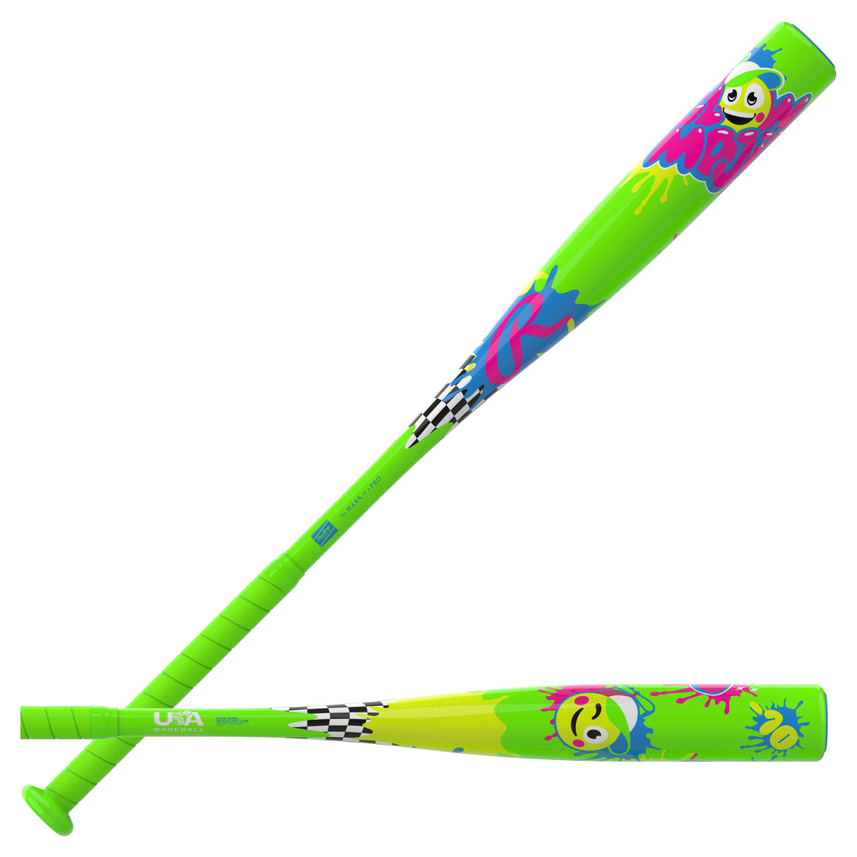 2027 Rawlings Glow Mojis Youth USA Baseball Bat -10oz RUS7GLO10