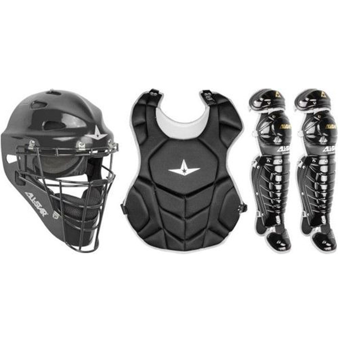 All Star Youth Player's Series Catcher's Set (7-9) Black