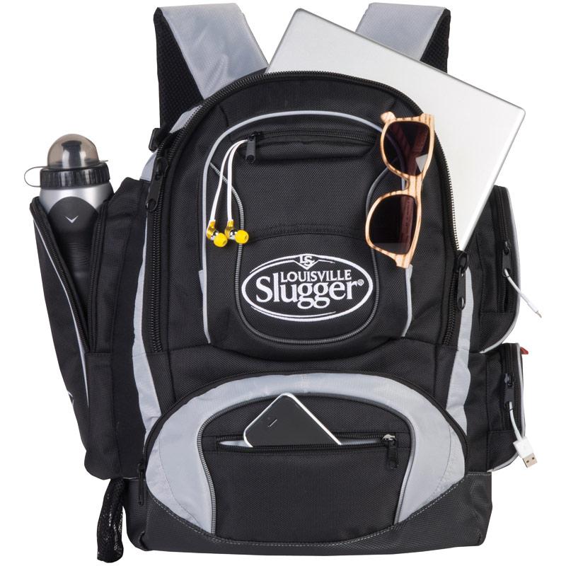 Louisville Slugger Clubhouse Collection Back Pack, Black
