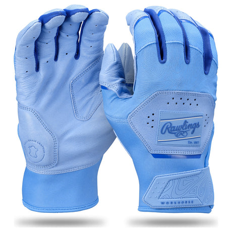 Rawlings Workhorse Batting Gloves Adult WH25BG – Columbia Blue/Royal