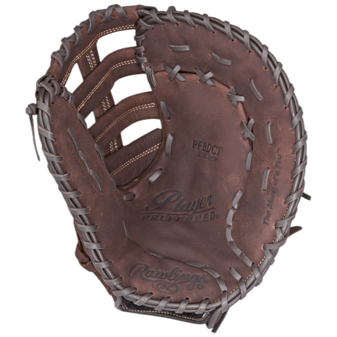 Rawlings Player Preferred Baseball/Slowpitch Softball First Base Mitt 12.5" PFBDCT