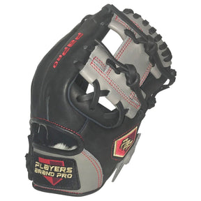 Players Brand Pro Infield Travel Trainer Glove 10.5" PBTGTR1050BKRHT