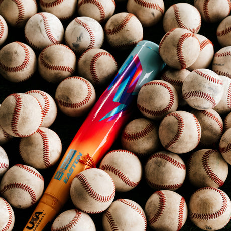2027 Easton Hype Fire Youth USA Baseball Bat -10oz EUS7HYP10 — action / lifestyle shot [05_lifestyle_2026-07-20-EASTON-0010.jpg]