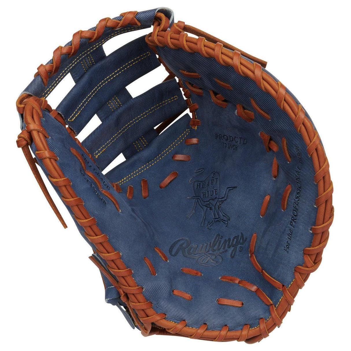 Rawlings Heart of the Hide Pro Label Denim 13" First Base Mitt PRODCTD