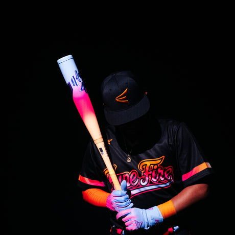 2027 Easton Hype Fire Youth USA Baseball Bat -10oz EUS7HYP10 — action / lifestyle shot [09_lifestyle_2026-07-21-Easton-Hype-Fire-0181.jpg]