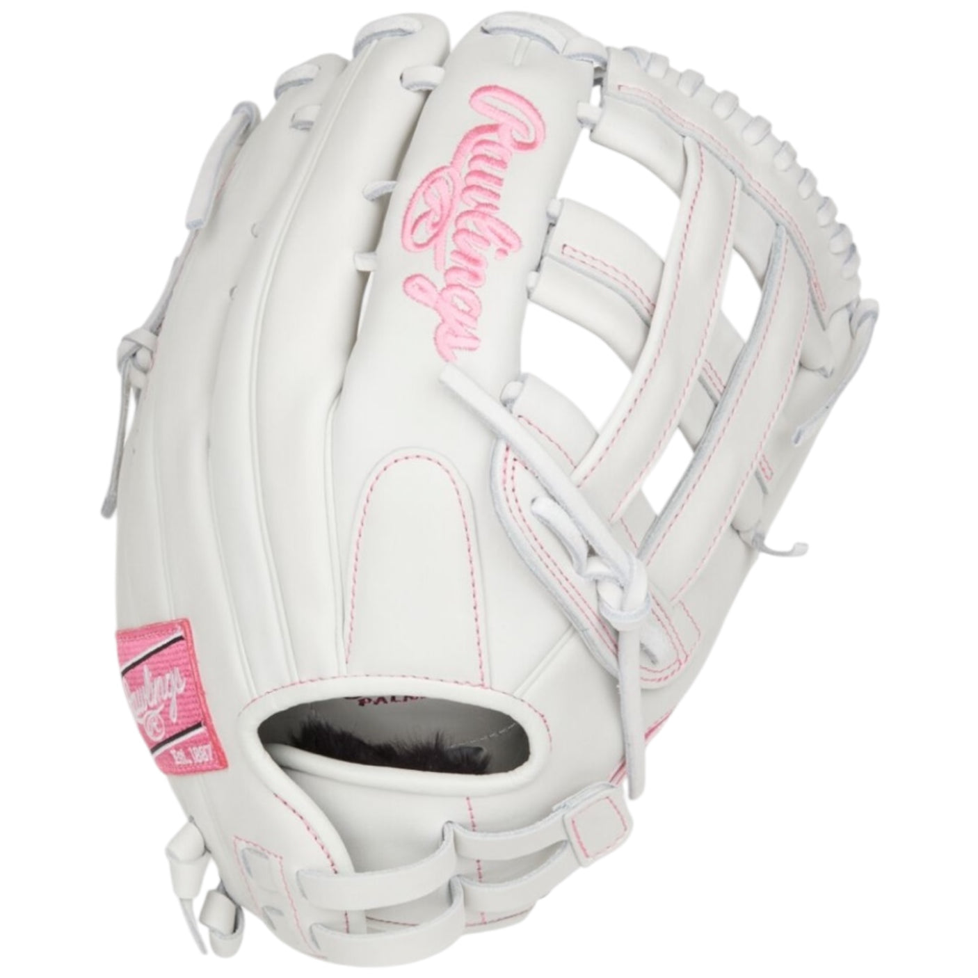 Rawlings Liberty Advanced Fastpitch Softball Glove White/Pink 12.75" RLA1275SB-6WP