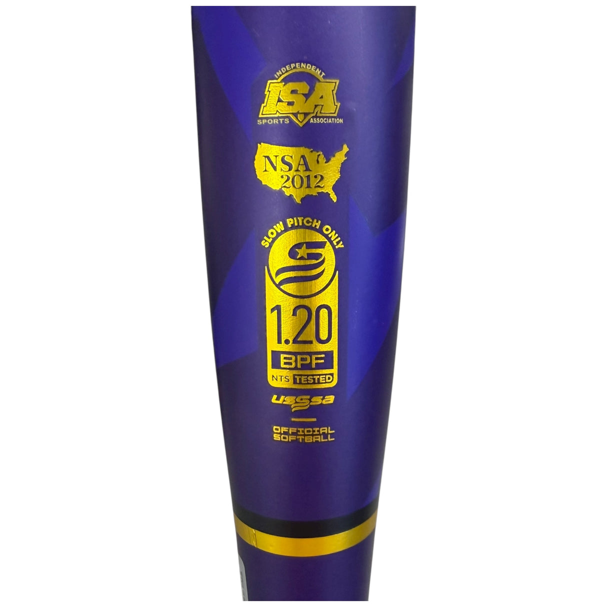 Easton Tantrum Purple TNT12 USSSA Slowpitch Softball Bat 12.75" Barrel 1 Piece ESU5TPG1L