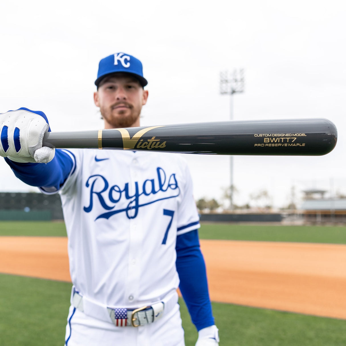 Victus Bobby Witt Jr. BWITT7 Pro Reserve Birch Wood Baseball Bat VRWBBW7-NG/CH