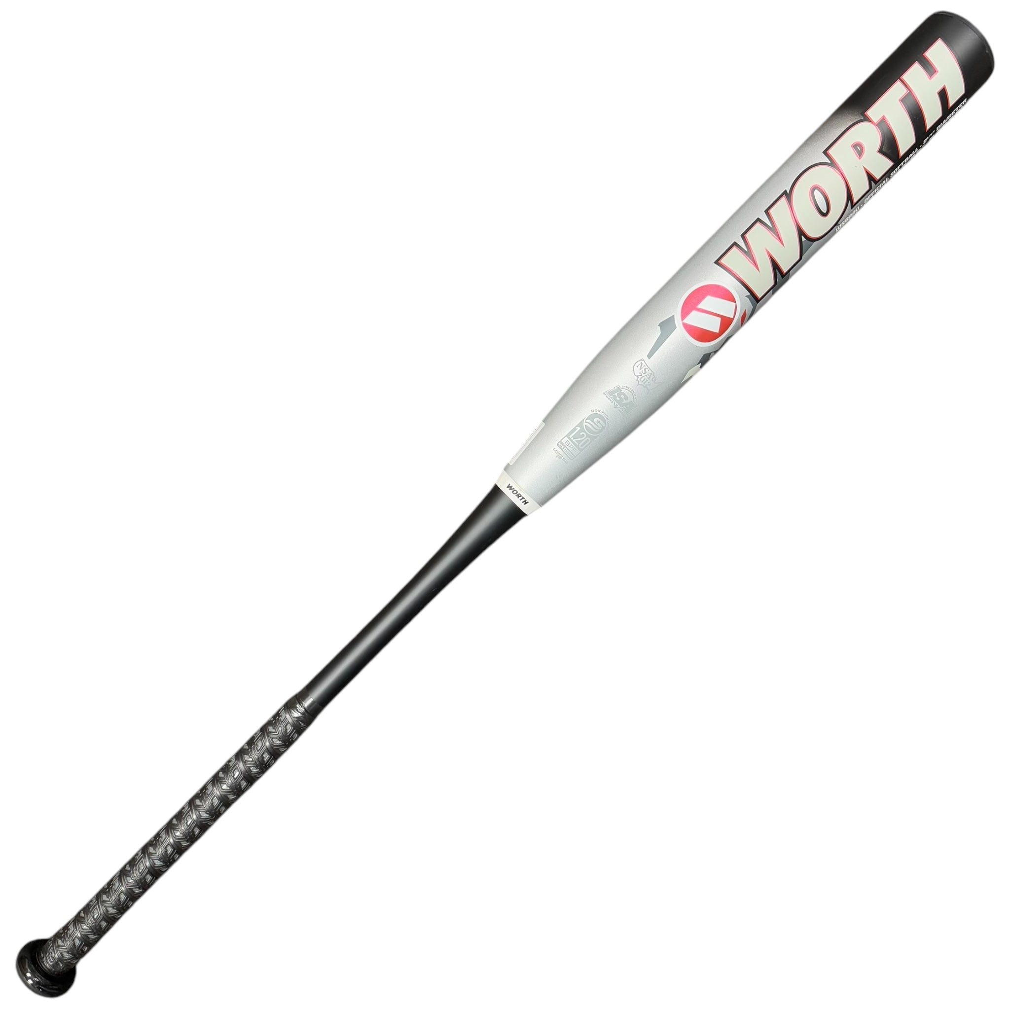 CLOSEOUT Worth Silverback XL Slowpitch Softball Bat End Loaded USSSA WSB22U