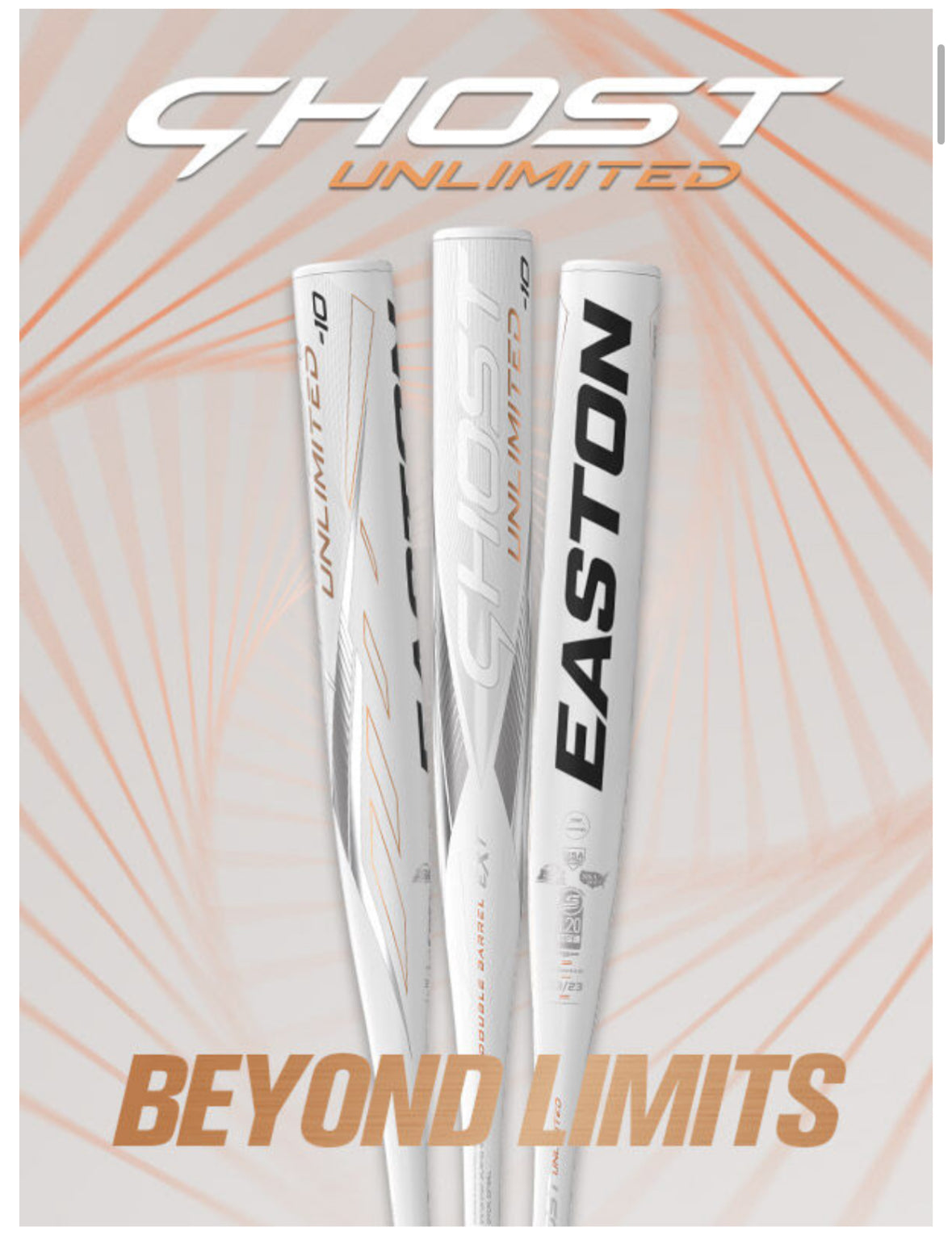 CLOSEOUT 2023 Easton Ghost Unlimited Fastpitch Softball Bat