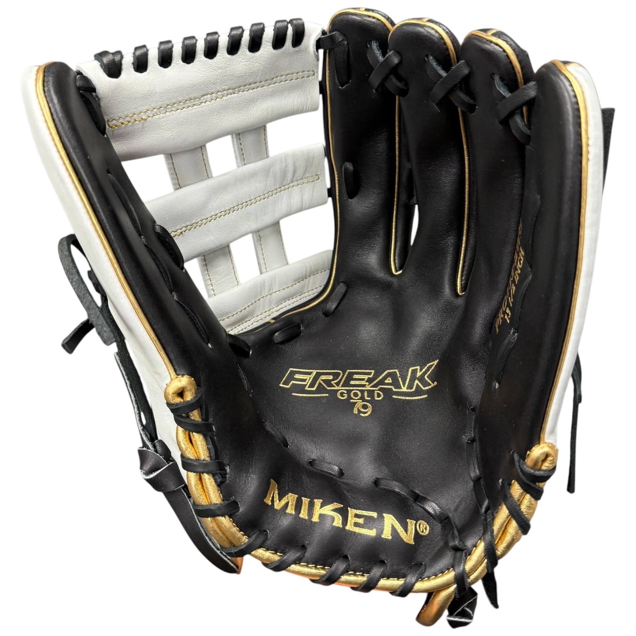 Miken Freak Gold Series Slowpitch Softball Glove 13.5