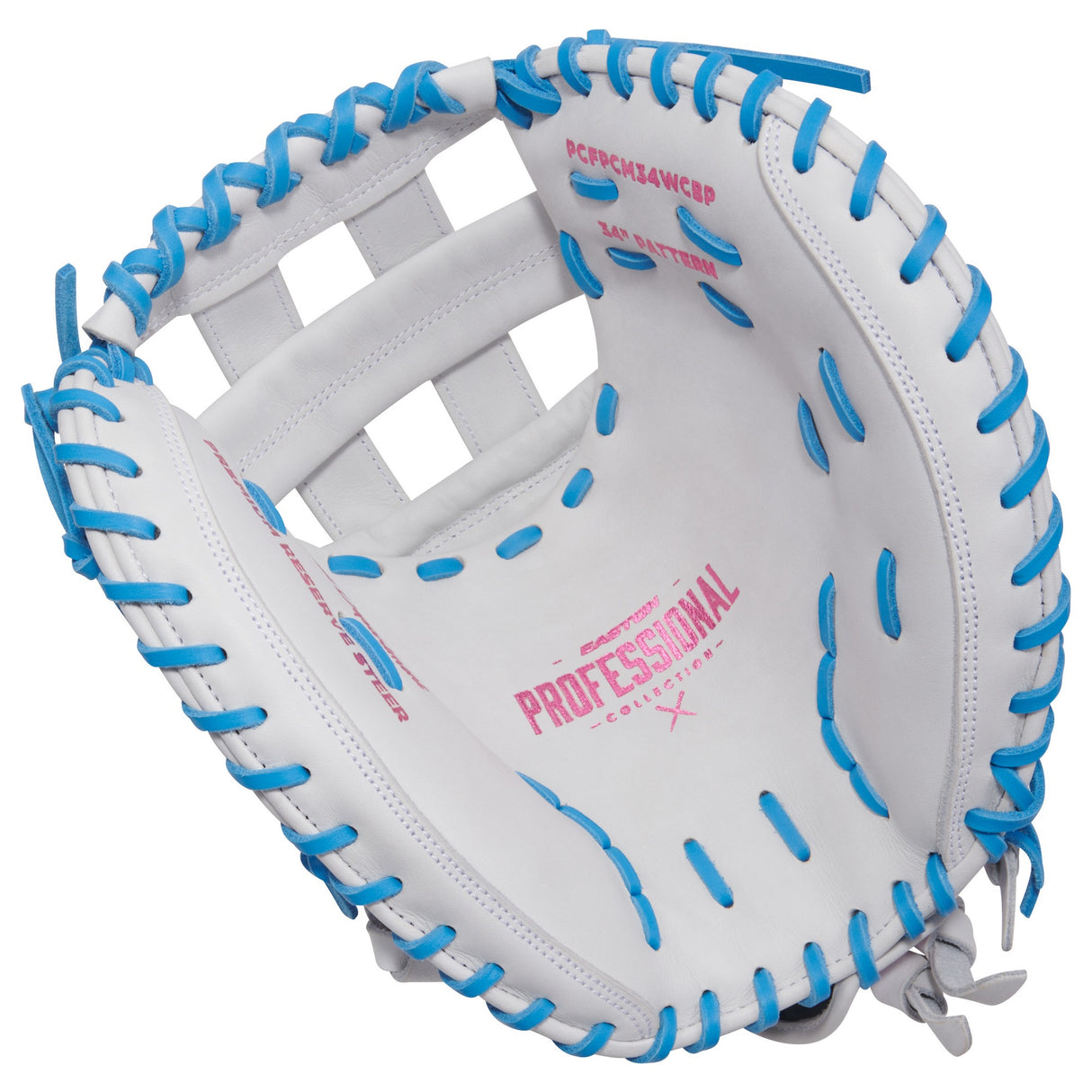 Easton Professional Collection ColorSplash 2.0 Fastpitch Softball Catcher's Mitt 34" PCFPCM34WCBP