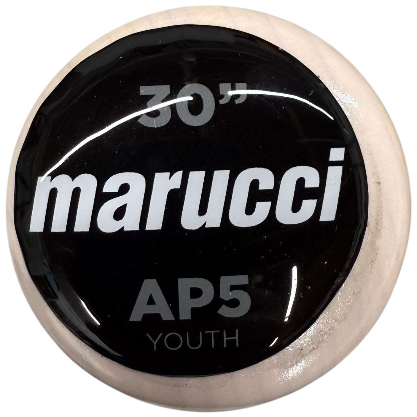 Marucci AP5 Youth Model Maple Wood Baseball Bat Whitewash/Navy MYVE4AP5-WW/NB