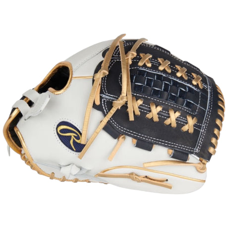 Rawlings Liberty Advanced Fastpitch Softball Glove White/Navy/Gold 12.5" RLA125-18WNG